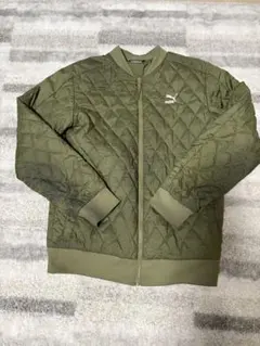 な*こ様 PUMA オリーブ キルティングジャケット