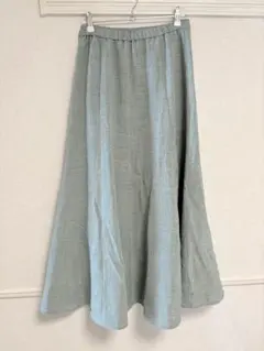 ロペピクニック　フレアスカート グリーン 裏地付き　38 M