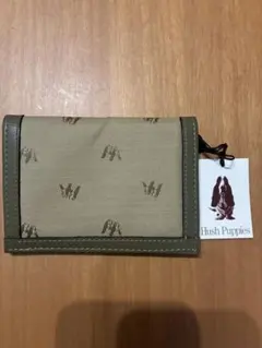 Hush Puppies 名刺入れ ベージュ/オリーブのサムネイル