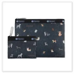 BAILA 4月号【付録】 LeSportsac × ワンコ柄ポーチセット