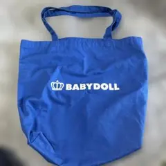BABYDOLL トートバッグ　ブルーのサムネイル