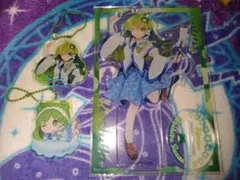 東方Project　アクリルスタンド　キーホルダー　東風谷早苗　ダイソー