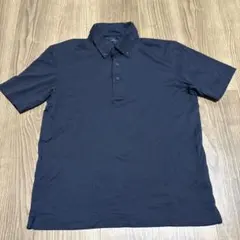 ネイビー 半袖 ポロシャツ　ユニクロ