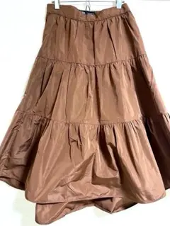 ZARA ザラ ブラウン フレア ロング スカート