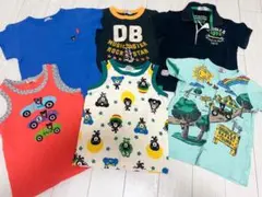 ミキハウス　ダブルビー　100cm Tシャツ　6点セット