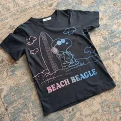Peanut☆スヌーピーグラデーションプリントTシャツ☆ネイビー☆Mサイズ