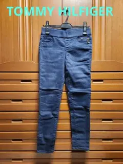 【人気メーカー】TOMMY HILFIGER ネイビー カジュアルパンツ
