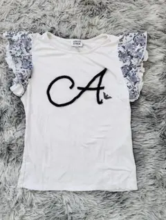 ARMANI JUNIOR フリル袖 Tシャツ 10Aのサムネイル