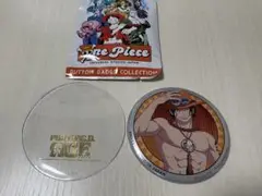 USJ ワンピース　缶バッジ　エース