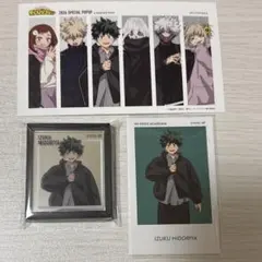 ヒロアカ　ベースヤードトーキョー　アートステッカー　フレームマグネット　緑谷