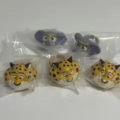 ズートピア ファッションリング クロウハウザー フィニック 5つセット