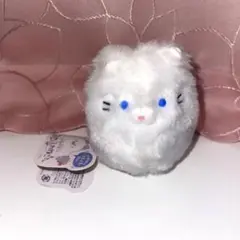 ぶるぶる！ふわふわねこさん　白猫　ねこ　振動　マスコット
