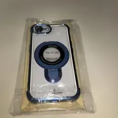 iPhone 16e用マグネットケース ホワイト/ブルー