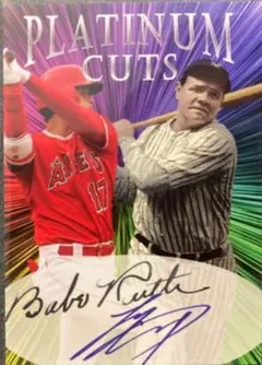 ☀️大谷翔平 ベーブ・ルース 限定生産 サイン入り PLATINUM CUT