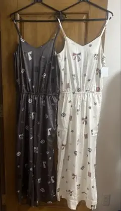 ✴︎新品✴︎gelatopiquéオールインワンサテンパット付 色違い2点セット