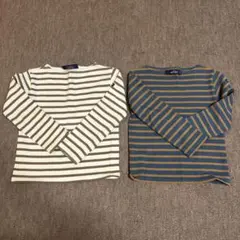セントジェームズ長袖カットソー2枚セット（ストライプ）8ans
