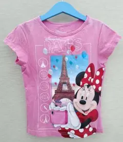 Disneyland Paris ミニーマウス Tシャツ ピンク 8歳用