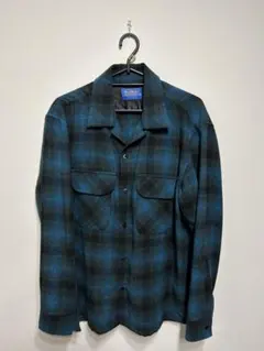 FJ監修 BACK NUMBER ボードシャツ　ブルー オンブレ　ペンドルトン FJ バックナンバー ライトオン ボードシャツ オンブレ ペン