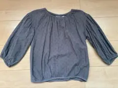 ZARA カットソー　ブラウス　グレー　110cm