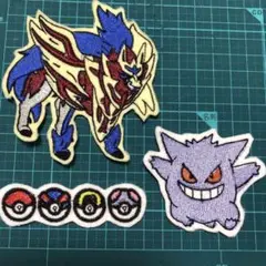 ポケモン　アイロン　ワッペン