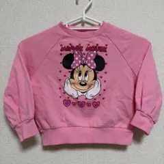 ミニー　トレーナー 90サイズ ピンク　新品未使用