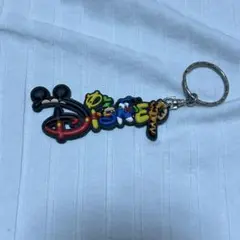 ディズニー ロゴ ラバーストラップ キーホルダー