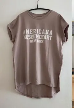 MICA & DEAL アメリカーナ ロゴTシャツ ベージュのサムネイル