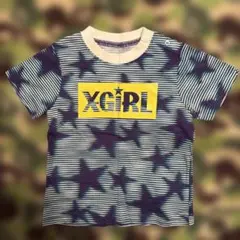 X-girl キッズ Tシャツ 95cm星柄ロゴT 半袖のサムネイル
