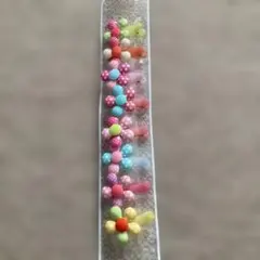 カラフル花デザインヘアピン８個セット