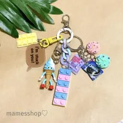 じゃらじゃらキーホルダー キーホルダーチャーム バックチャーム お菓子