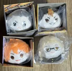 ハイキュー もちもちマスコット 月島蛍 日向翔陽 西谷夕 田中龍之介 烏野 ぬい