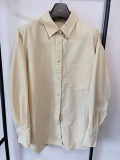 【1週間限定】GU オーバーサイズシャツ（長袖）UVカット機能付きSサイズ