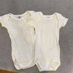 PETIT BATEAU ベビー肌着 6m 2枚セット