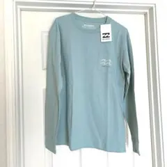 BILLABONG 長袖Tシャツ ポケット付き グリーン　水色 トップスのサムネイル