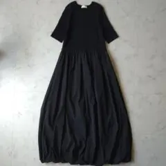 極美品 ロンハーマン 25SS リンクル プリーツ ロング スリーブ ドレス