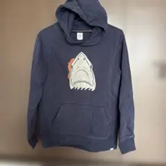 GAP サメプリント パーカー ネイビー