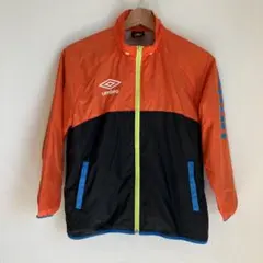 UMBRO 140 アンブロ 男の子 ジャケット オレンジ ブラックアウター