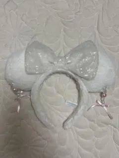 ディズニー カチューシャ ホワイト パールのサムネイル