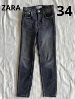 ZARA スキニーデニム　ブラック　24