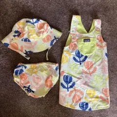 パタゴニア　水着　2T 帽子　３点セット