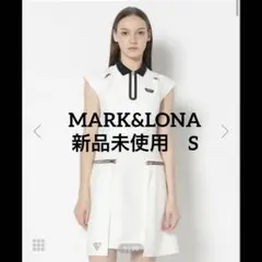 2025SS MARK & LONA ノースリーブワンピース ブルー - メルカリ