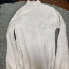 GRL ラメ入りニット白