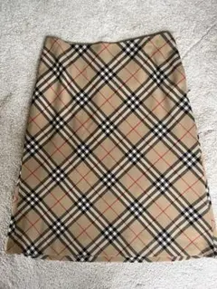 BURBERRY BLUE LABEL ノバチェック 台形 ミニスカート 36 - メルカリ