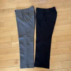 2025年モデル UNIQLO 感動パンツウエスト82レングス73 2枚セット
