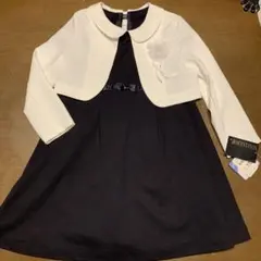 新品　120cm フォーマルワンピース　卒園式　入学式　シンプル　幼稚園