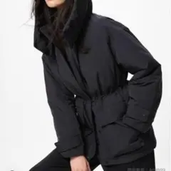 今季　新品　 ユニクロ　ハイブリッドダウンコート　ブラック　黒　M