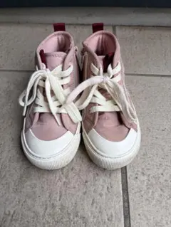 ZARAkids ストロベリー柄　ハイカットスニーカー　17cm ピンク　いちご