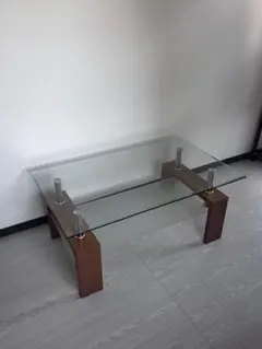 ガラステーブル ローテーブル