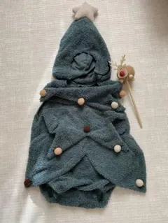 スリーコインズ　クリスマス　ツリーロンパース