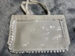 新品！！推し活 白トートバッグ